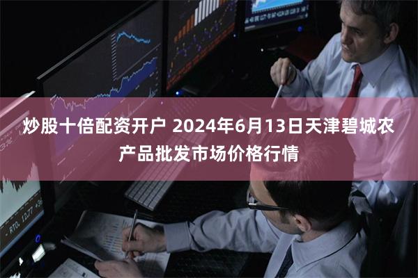 炒股十倍配资开户 2024年6月13日天津碧城农产品批发市场价格行情